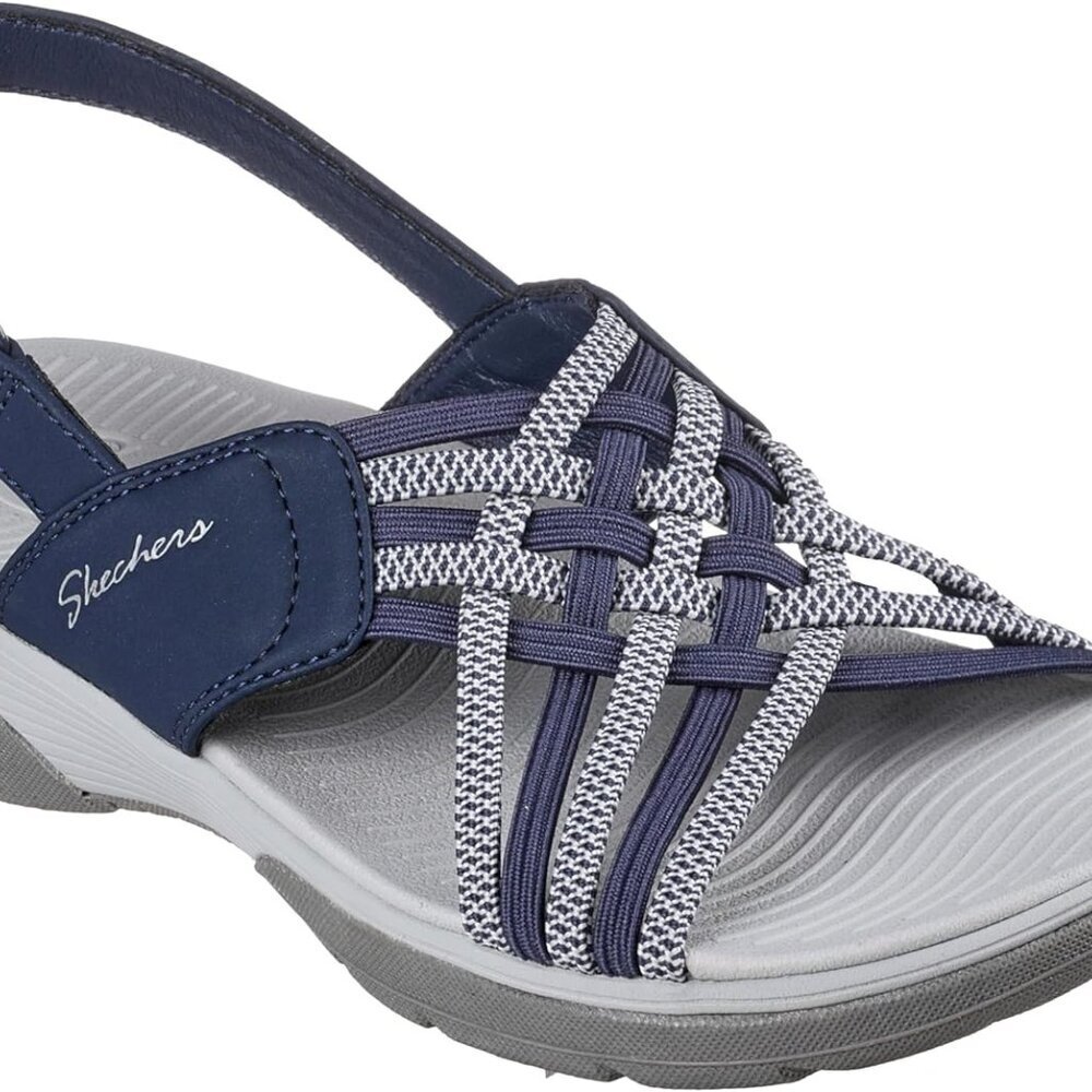 Womens Sport Sandals Reggae Style Comfort Arch Support Adjustable Strap Navy - Picture 8 of 8